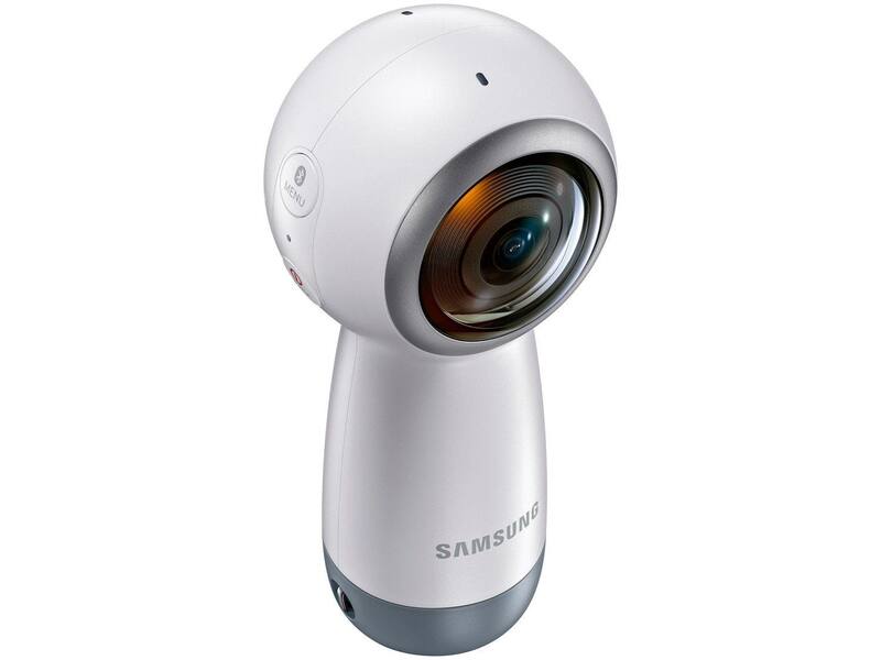 Câmera Samsung Gear 360 (2017) 15MP - Bluetooth - Acessórios para